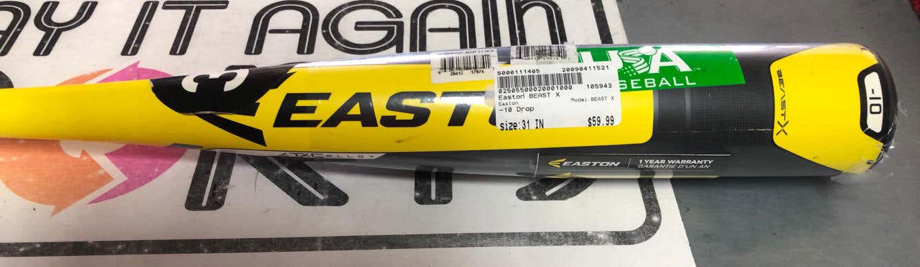 Easton Beast X (-10) 31" 2 5/8" Barrel Bat