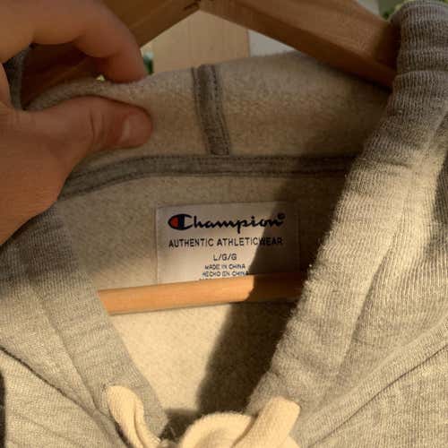 Gray Men's Large Champion Sweatshirt