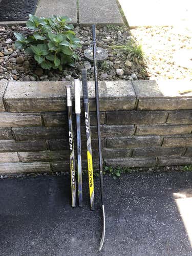 Broken CCM Hockey Sticks