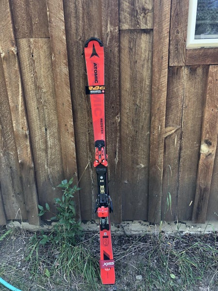 Used 2019 Atomic Racing Redster FIS SL Skis With Bindings Max Din 12