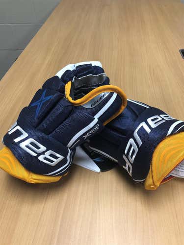 Blue Junior Bauer Vapor X800 Lite 11"  Gloves