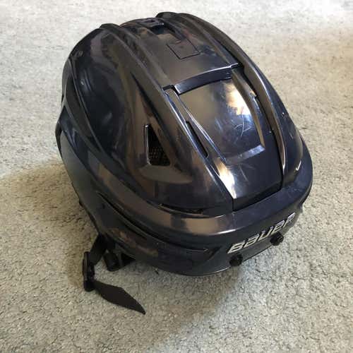 Blue Used Medium Bauer Re-Akt 150 Pro Stock Helmet