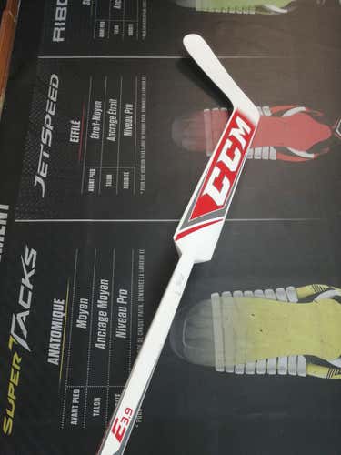 New CCM Regular E3.9 Goalie Stick 26" Paddle Price P1