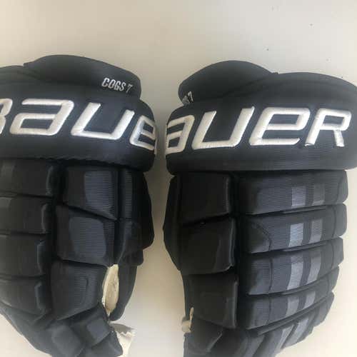 Black Senior Bauer Pro Team 13" Pro Stock Gloves