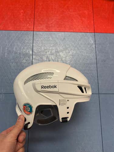 White Used Large Reebok  Helmet