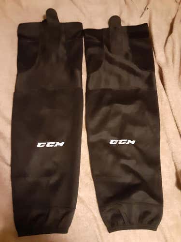 Black Used Senior CCM Socks