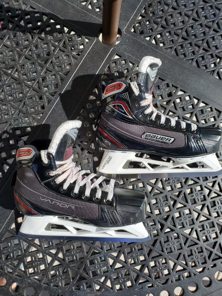 Junior Used Bauer Vapor X700 Hockey Goalie Skates Regular Width Size 5