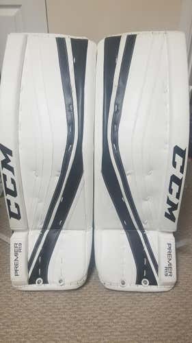 Lately Used Senior 33+2" CCM Premier R1.9 Goalie Leg Pads