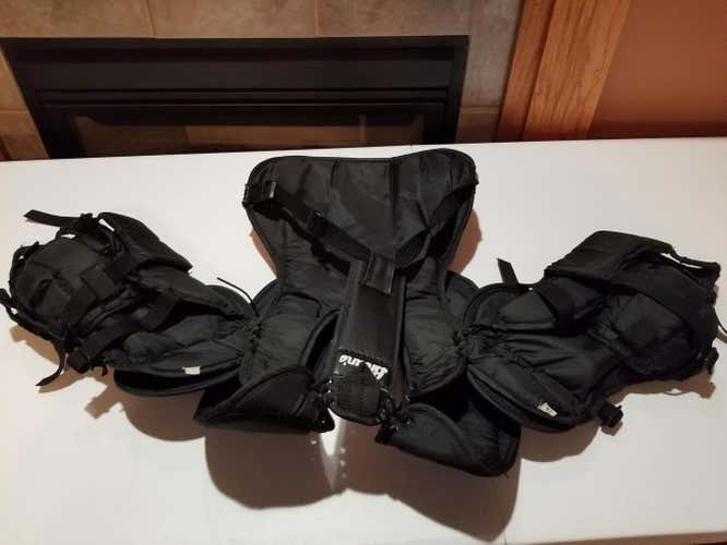 Used Brian's chest protector