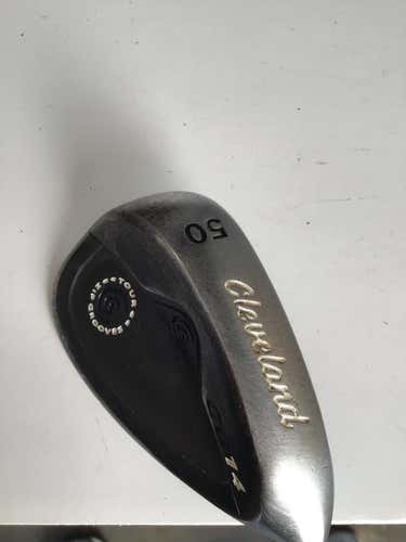 Used Cleveland Cg14 Blk Pearl 50 Degree Steel Regular Golf Wedges