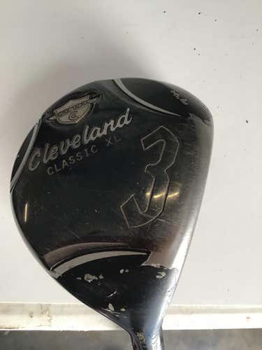 Used Cleveland Classic Xl 3 Wood Graphite Regular Golf Fairway Woods