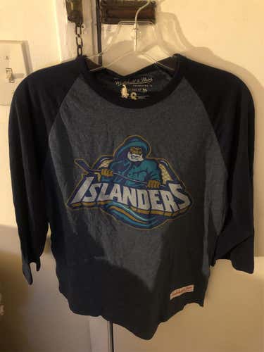 New York Islanders Mitchell & Ness 3/4 Sleeve Tee Small