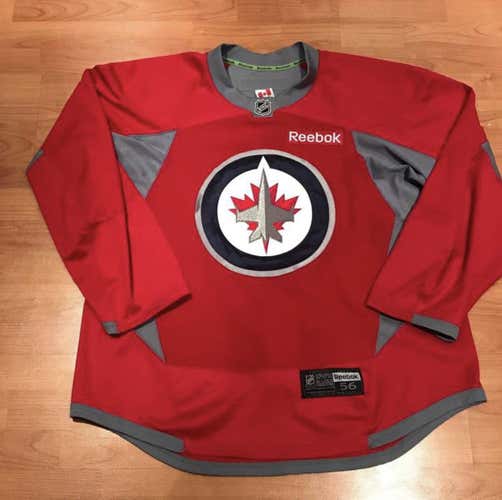 Winnipeg Jets Pro Stock Practice Jersey Size 56