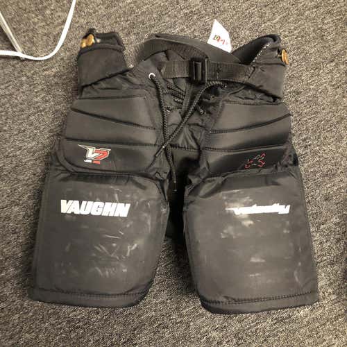Black Junior Small Vaughn V7  Hockey Goalie Pants