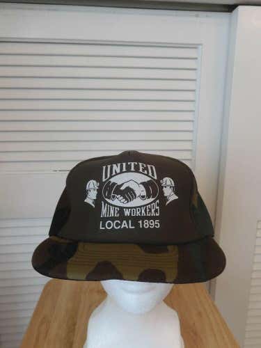 United Mine Workers Local 1895 All Foam Camo Snapback Hat