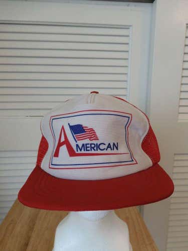Vintage American Mesh Trucker Snapback Hat