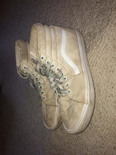 White Men's Size 10 (Women's 11) Vans Shoes