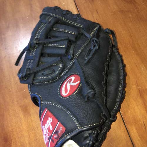Black Kid Pitch (9YO-13YO) First Base Renegade 11.5" Baseball Glove