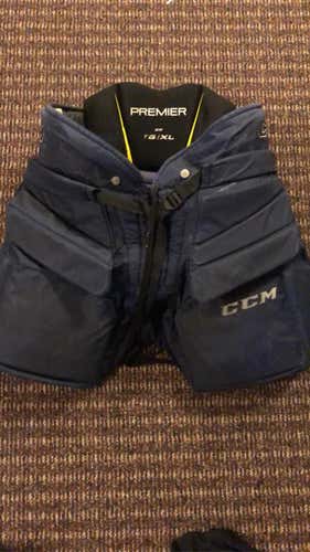 Blue Senior XL CCM Premier Pro Pro Stock Hockey Goalie Pants