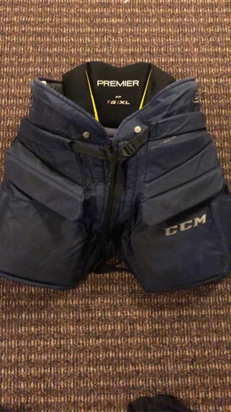 Blue Senior XL CCM Premier Pro Pro Stock Hockey Goalie Pants