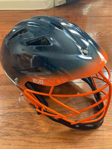 Warrior Evo Helmet Custom blue/orange fade
