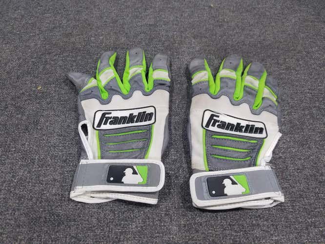 Green Used Small Franklin Batting Gloves