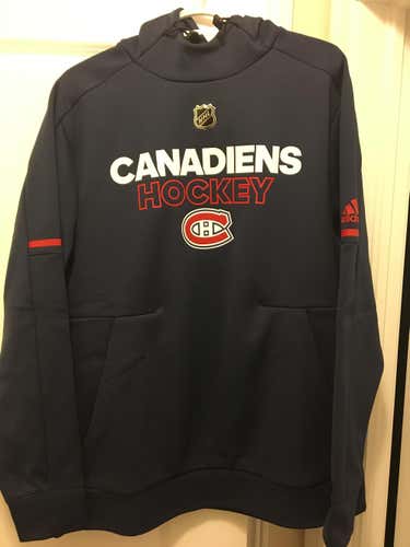 Montreal Canadiens Adidas Player Sweatshirt Medium