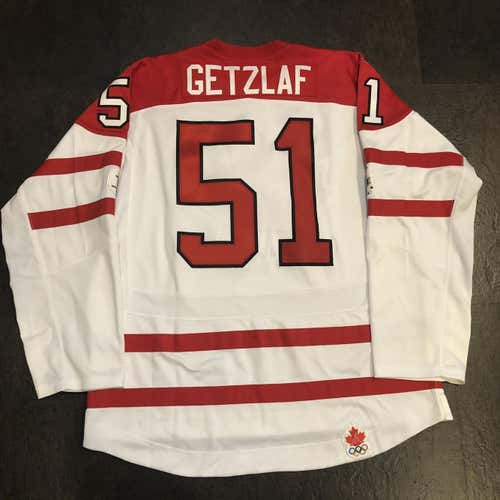 Nike IIHF 2010 Team Canada GETZLAF Olympic Jersey LARGE Ducks