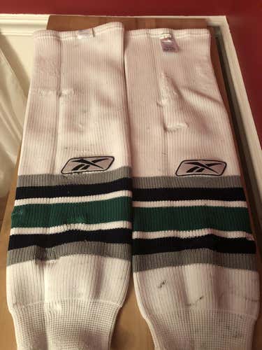 Plymouth Whalers OHL Used Senior XL CCM Socks Pro Stock