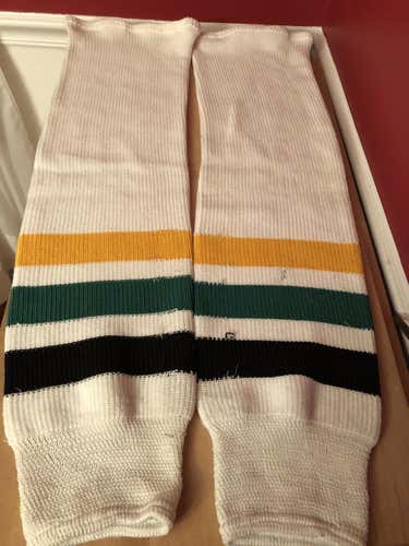 Minnesota North Stars Used Senior XL CCM Socks Pro Stock