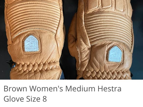 RESERVED Brown Women's Medium Hestra Glove Size 8