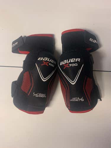 Junior Large Bauer Vapor X700 Elbow Pads