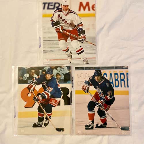 WAYNE GRETZKY NEW YORK RANGERS NHL HOCKEY PICTURES