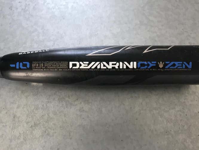 Used Kid Pitch (9YO-13YO) 2019 DeMarini Composite CF Zen Bat (-10) 21 oz 31"