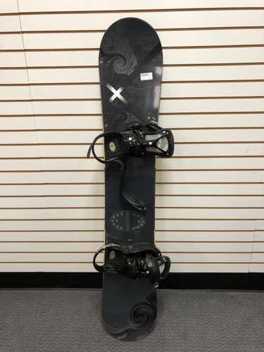 Used Burton Custom X 164 Cm Snowboard Mens Combo