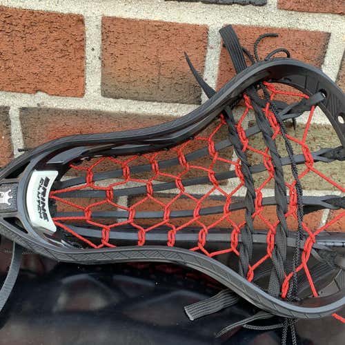 New Custom Strung Clutch 4X Lacrosse Head With Traditional Pocket