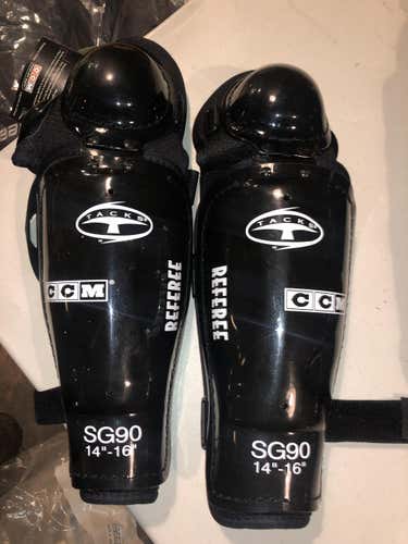 New Senior CCM Referee SG 90 Shin Pads
