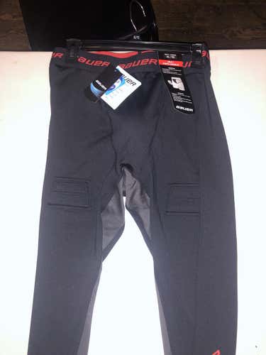 Black New Senior XL Bauer Jock With Cup