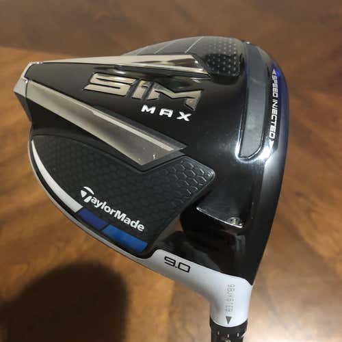 Men's Right Handed SIM Stiff Flex 9 Loft Driver