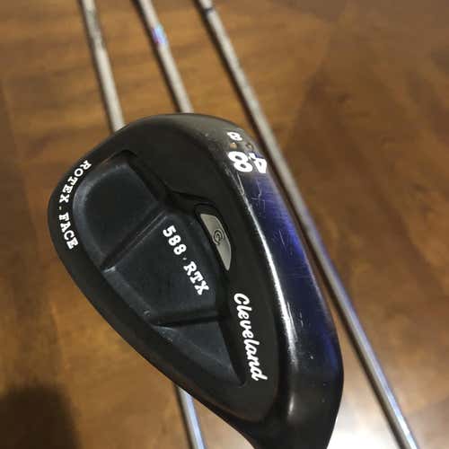 Men's Right Handed 588 RTX 2.0 Black Satin Wedge Flex Steel Shaft Wedge