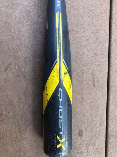 Kid Pitch (9YO-13YO) 2018 Composite Ghost X (-11) 16 oz 27" Bat