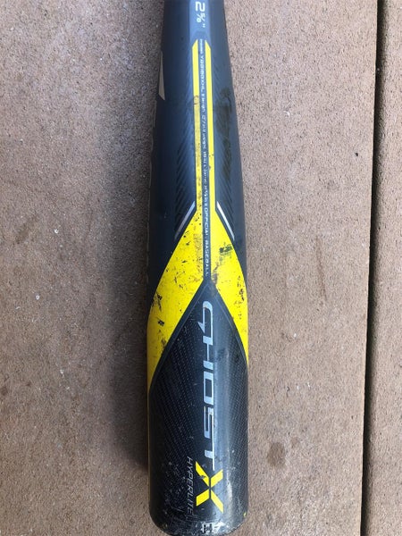 Kid Pitch (9YO-13YO) 2018 Composite Ghost X (-11) 16 oz 27" Bat