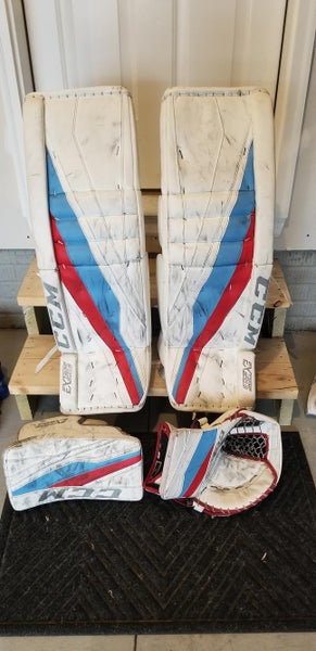 Used Senior 35" CCM Regular Extreme Flex III Goalie Full Set Pro Stock