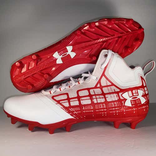 Men's Size 13 - NEW Under Armour Banshee Mid MC Lacrosse Cleats