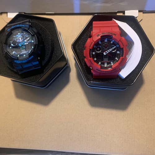 G Shock Watch Red And Black