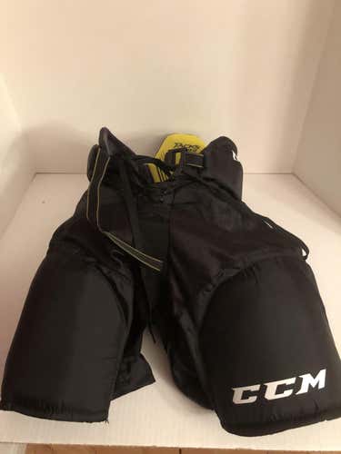 Black Used Junior Small CCM Tacks Hockey Pants