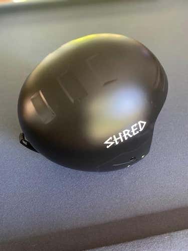 Black Used Unisex Large Shred Basher Eclipse Helmet FIS Legal