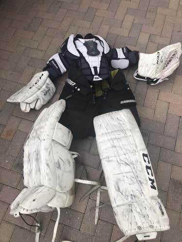 Used 31" CCM Regular Extreme flex 860 Goalie Full Set