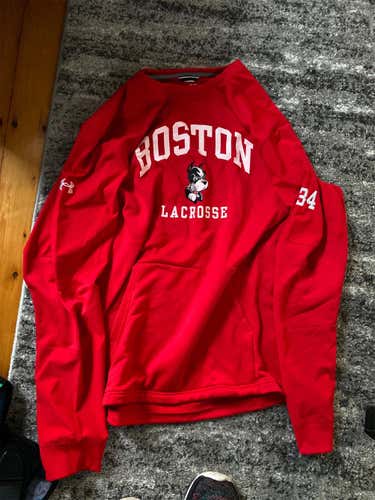 Red Men's XL Under Armour Sweatshirt