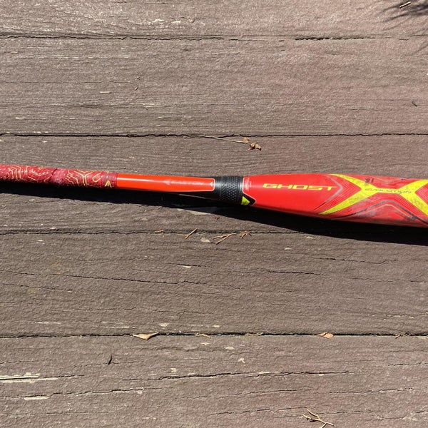 Kid Pitch (9YO-13YO) 2019 Composite Ghost X Evolution (-10) 20 oz 30" Bat